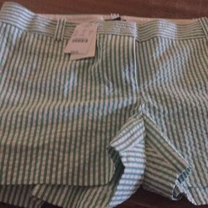 Jcrew women seersucker shorts